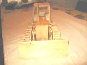 Bulldozer front view